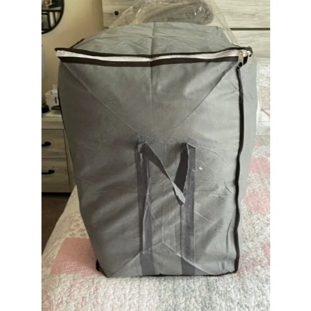 Extra Large Blanket Storage Bags 120L 2 Pack Comforter Storage Bags